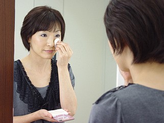 術後のメイク術後の帰宅