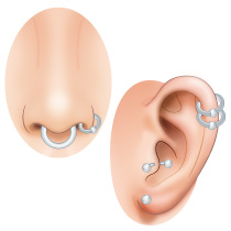 ピアス（耳、ボディ）